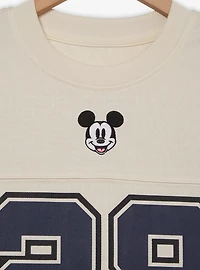 Disney Mickey Mouse Women's Cropped Football Jersey — BoxLunch Exclusive