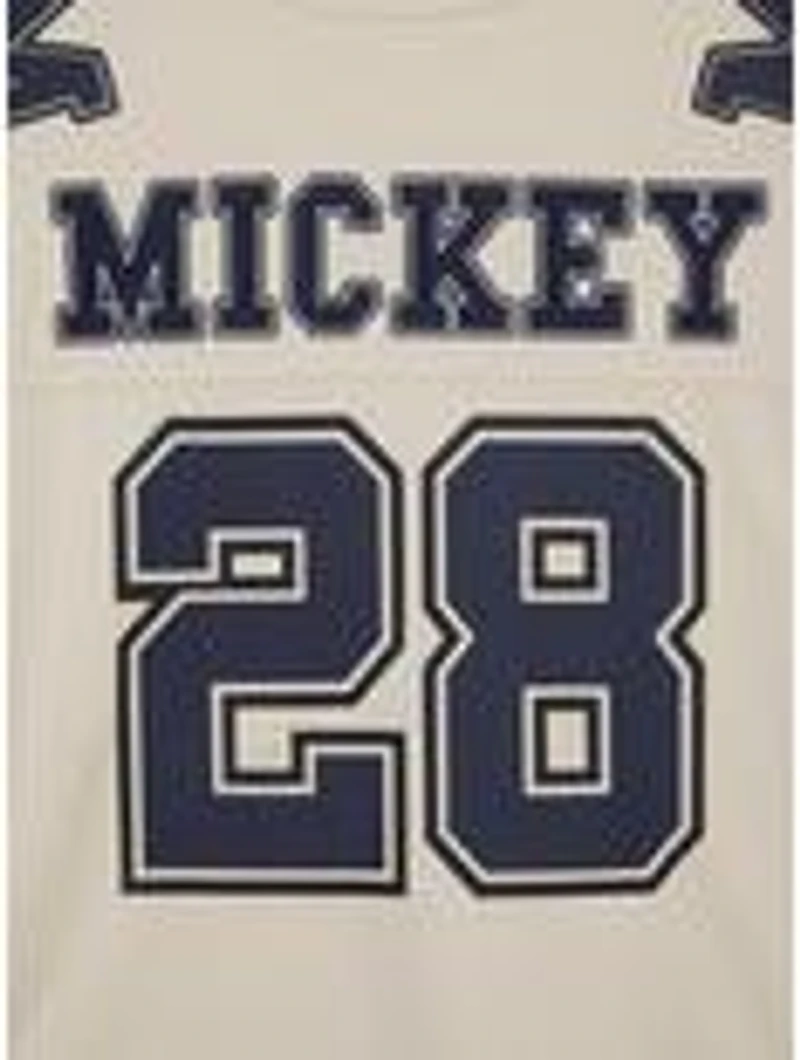 Disney Mickey Mouse Women's Cropped Football Jersey — BoxLunch Exclusive