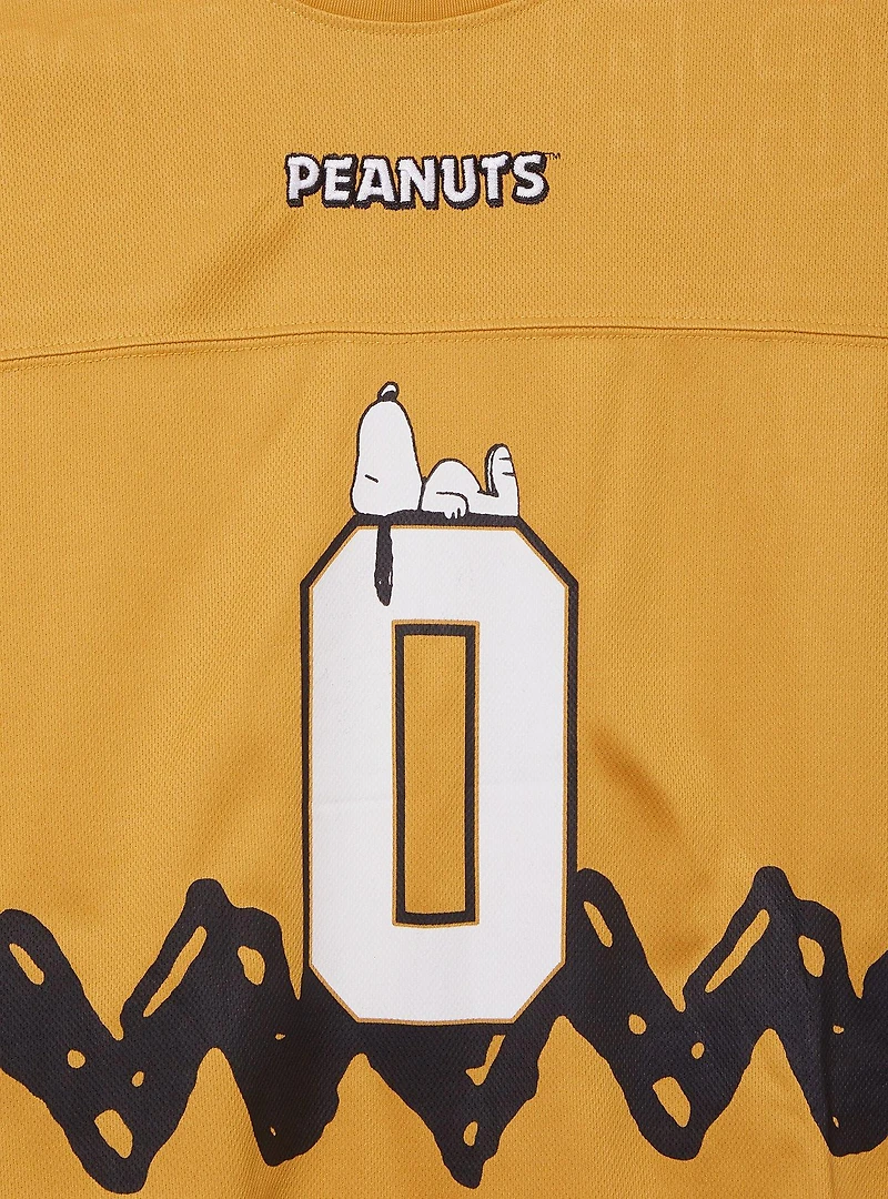 Peanuts Charlie Brown Women's Plus Cropped Football Jersey - BoxLunch Exclusive