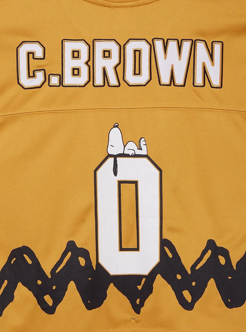 Peanuts Charlie Brown Women's Plus Cropped Football Jersey - BoxLunch Exclusive