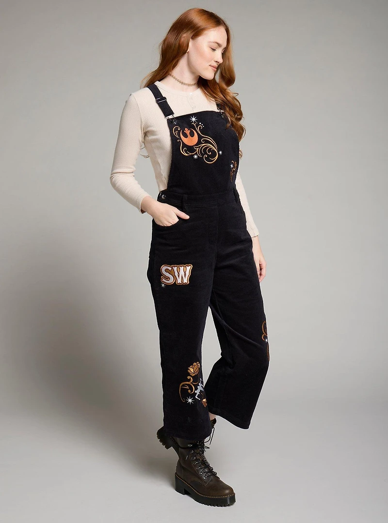 Her Universe Star Wars Rebel Symbols Women's Corduroy Overalls - BoxLunch Exclusive
