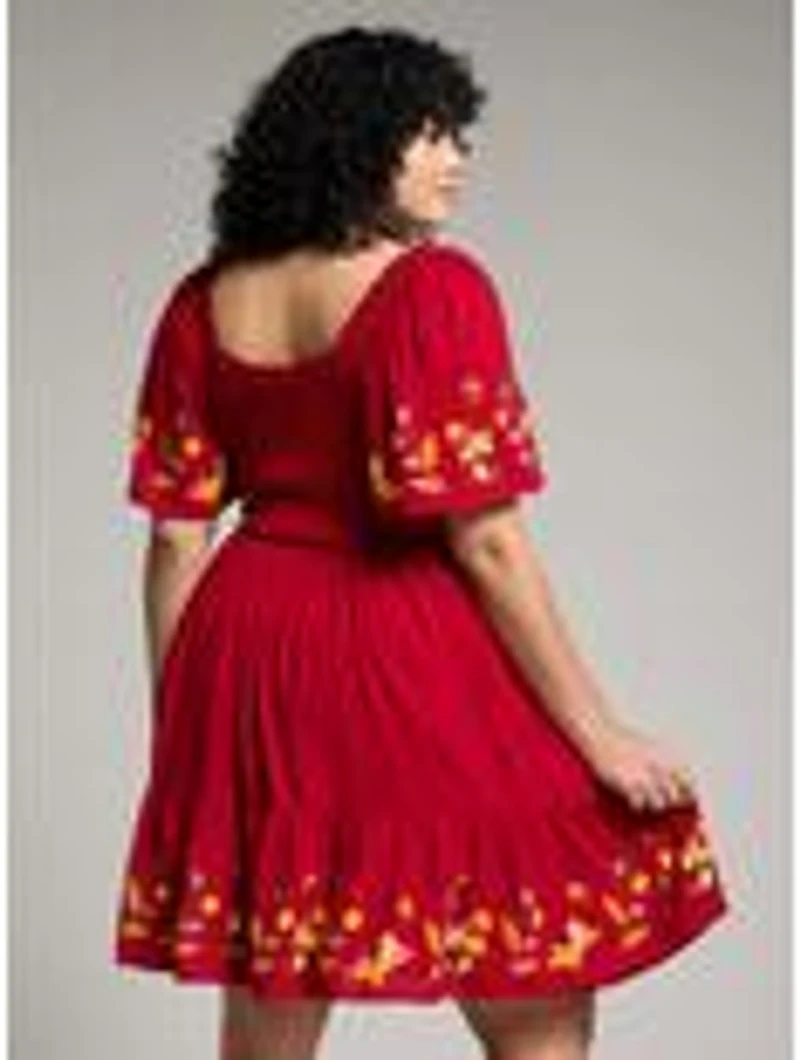 Disney Chip & Dale Leaves Plus Smock Dress - BoxLunch Exclusive