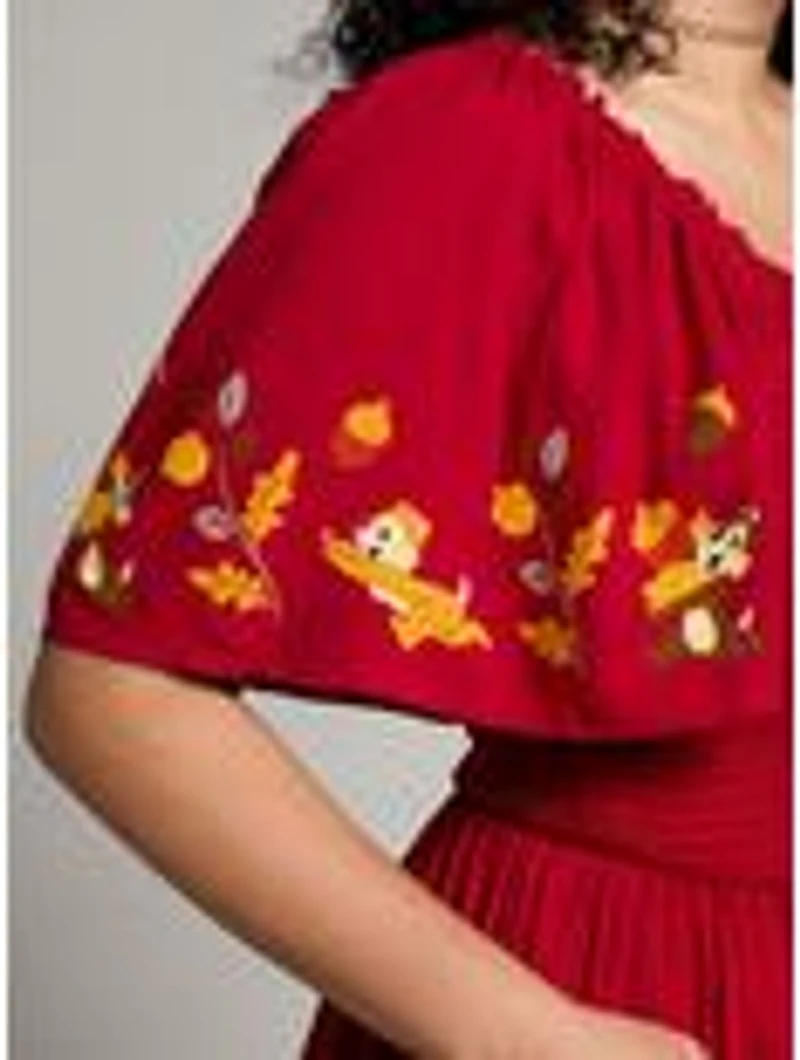 Disney Chip & Dale Leaves Plus Smock Dress - BoxLunch Exclusive