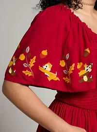 Disney Chip & Dale Leaves Plus Smock Dress - BoxLunch Exclusive