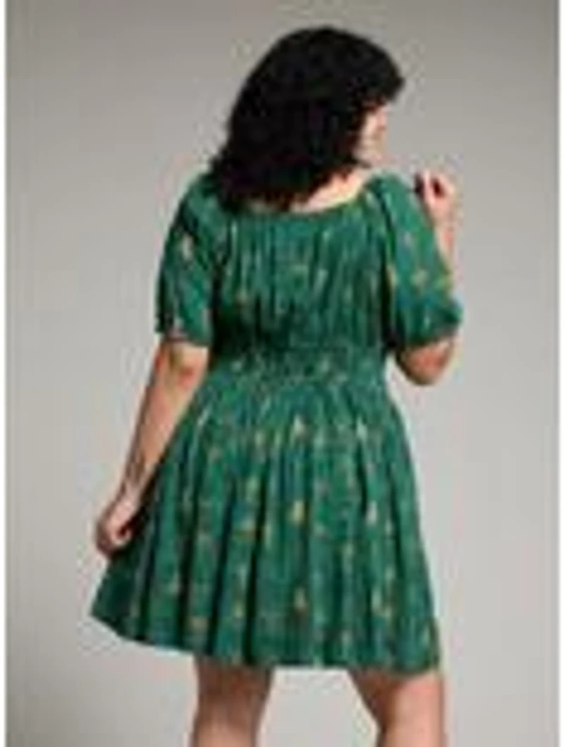 the Lord of Rings Icons Allover Print Plus Smock Dress - BoxLunch Exclusive