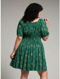 the Lord of Rings Icons Allover Print Plus Smock Dress - BoxLunch Exclusive