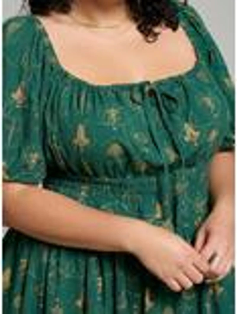 the Lord of Rings Icons Allover Print Plus Smock Dress - BoxLunch Exclusive