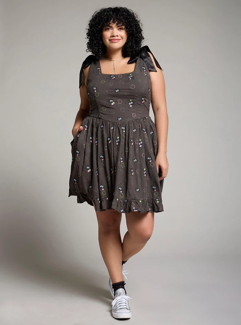 Her Universe Studio Ghibli Spirited Away Soot Sprites Allover Print Plus Tank Dress — BoxLunch Exclusive