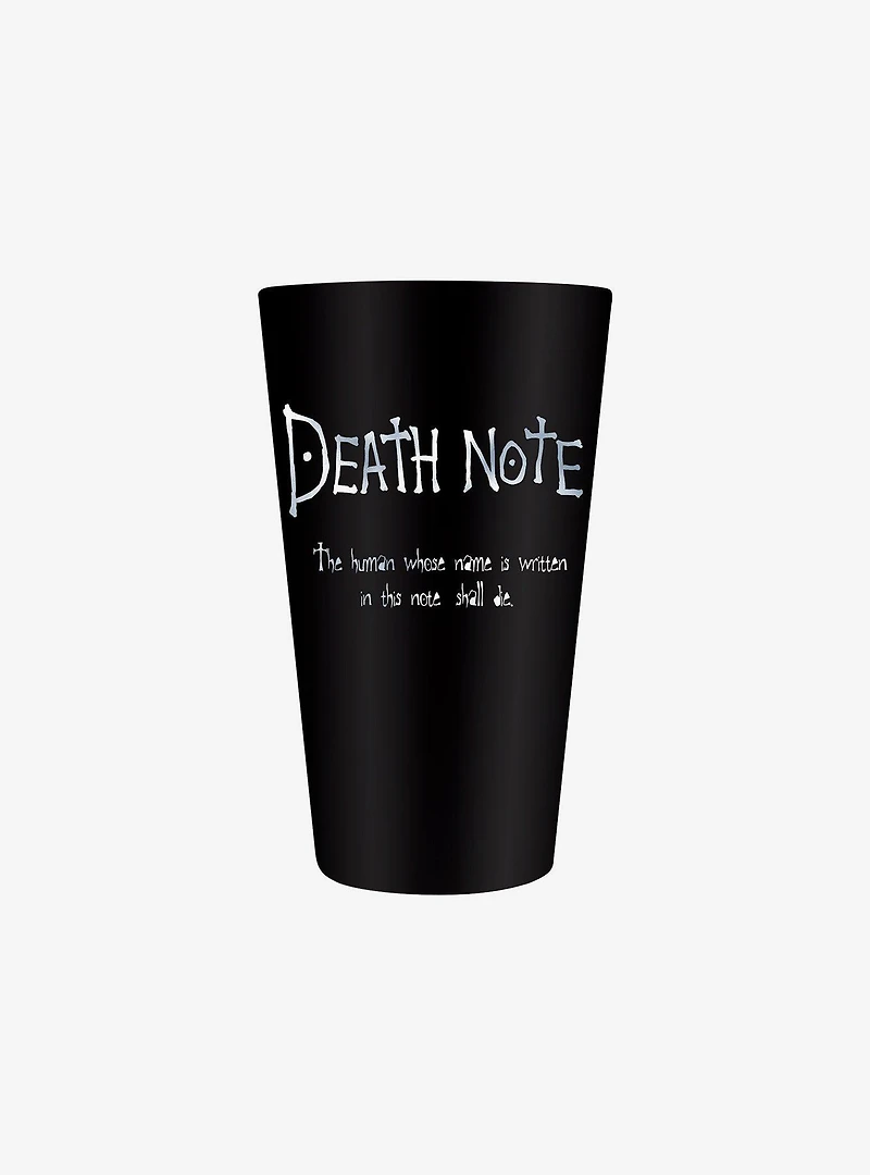 Death Note Glass Cup Keychain and Boxed Poster Set