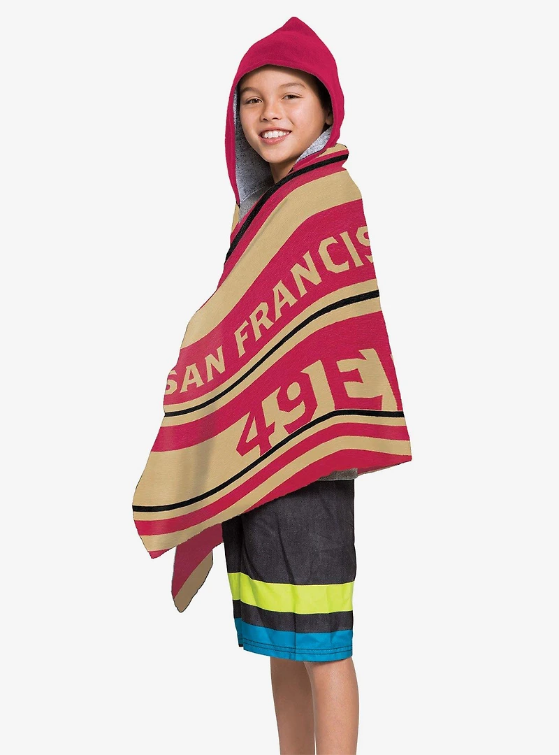 NFL 49ers Juvy Hooded Towel