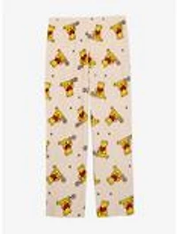 Disney Winnie the Pooh Hunny Pot Bear Allover Print Plush Sleep Pants — BoxLunch Exclusive