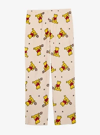 Disney Winnie the Pooh Hunny Pot Bear Allover Print Plush Sleep Pants — BoxLunch Exclusive