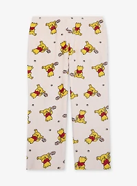 Disney Winnie the Pooh Hunny Bear Plush Allover Print Women's Plus Sleep Pants - BoxLunch Exclusive