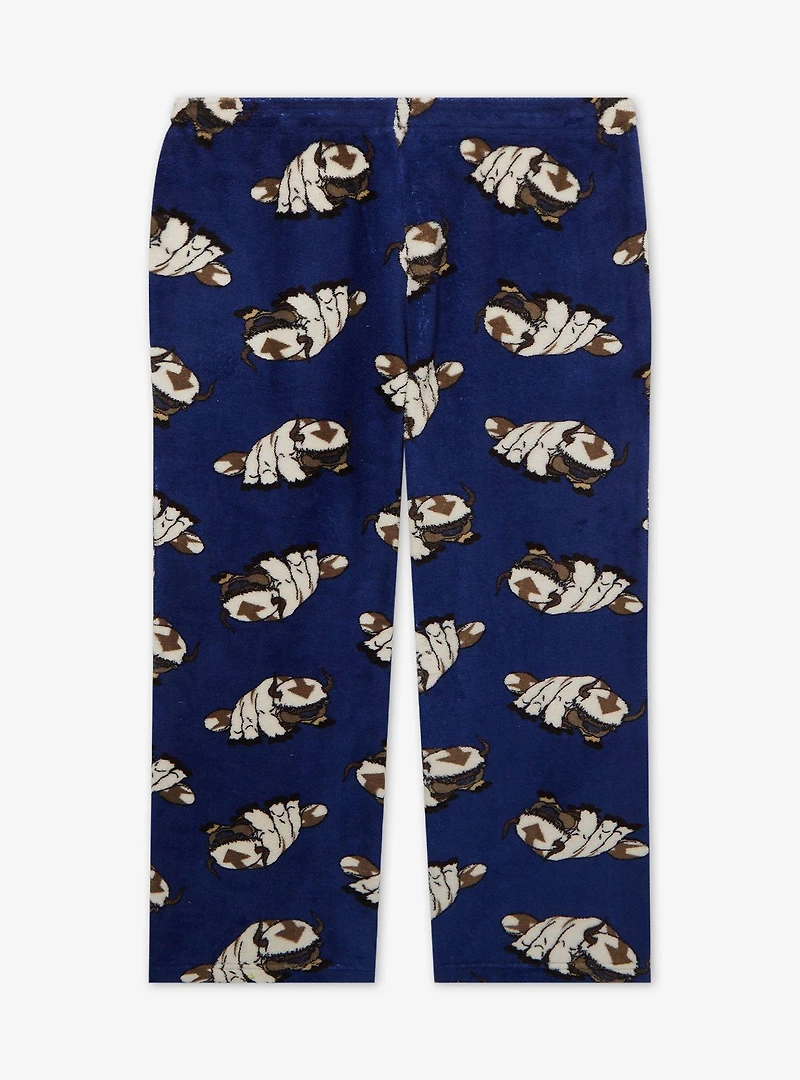 Avatar: The Last Airbender Appa Allover Print Women's Plus Plush Sleep Pants - BoxLunch Exclusive