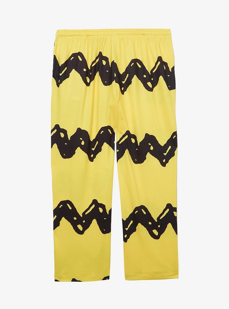 Peanuts Charlie Brown Stripes Women's Plus Sleep Pants — BoxLunch Exclusive
