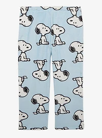 Peanuts Snoopy Allover Print Plush Women's Plus Sleep Pants — BoxLunch Exclusive