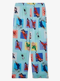Dragon Ball Z Character Squares Allover Print Sleep Pants