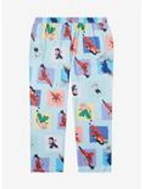 Dragon Ball Z Characters Allover Print Women's Plus Sleep Pants