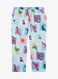 Dragon Ball Z Characters Allover Print Women's Plus Sleep Pants