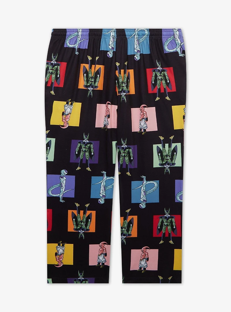 Dragon Ball Z Villains Allover Print Women's Plus Sleep Pants - BoxLunch Exclusive