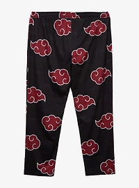 Naruto Shippuden Akatsuki Cloud Allover Print Women's Plus Sleep Pants
