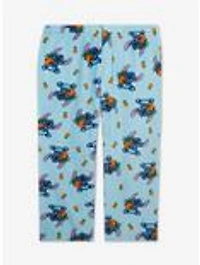 Disney Lilo & Stitch Pineapple Allover Print Women's Plus Plush Sleep Pants - BoxLunch Exclusive