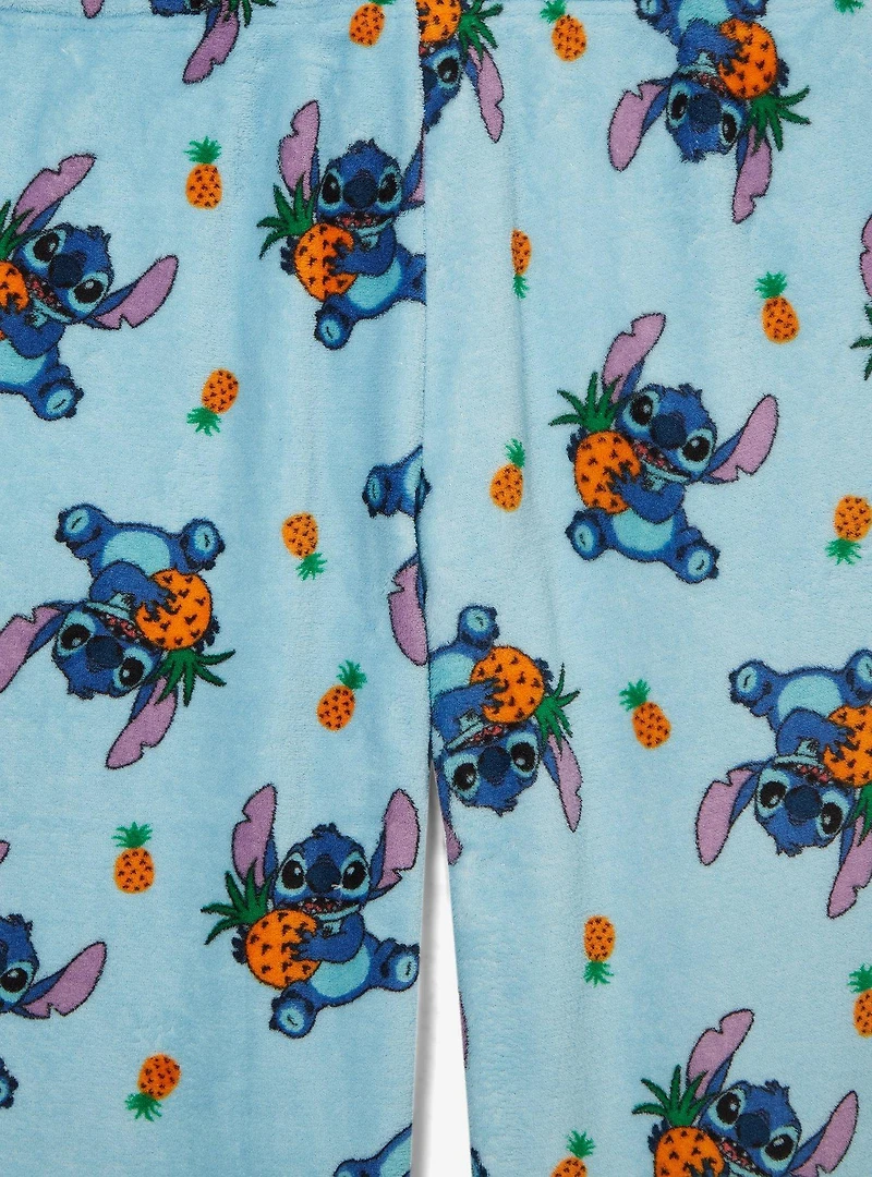 Disney Lilo & Stitch Pineapple Allover Print Women's Plus Plush Sleep Pants - BoxLunch Exclusive