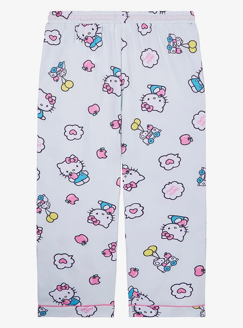 Sanrio Hello Kitty Apples Allover Print Women's Plus Sleep Pants - BoxLunch Exclusive