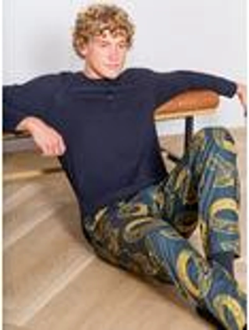 the Lord of Rings One Ring & Leaves Lórien Allover Print Sleep Pants — BoxLunch Exclusive