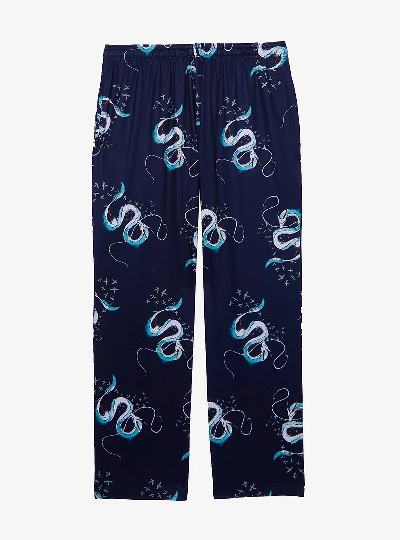 Studio Ghibli® Spirited Away Dragon Haku Allover Print Sleep Pants — BoxLunch Exclusive