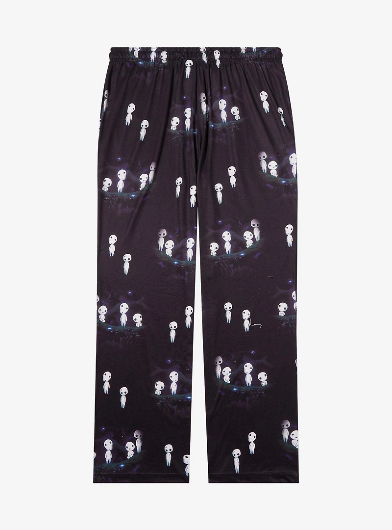 Studio Ghibli® Princess Mononoke Kodama Allover Print Women's Plus Sleep Pants — BoxLunch Exclusive