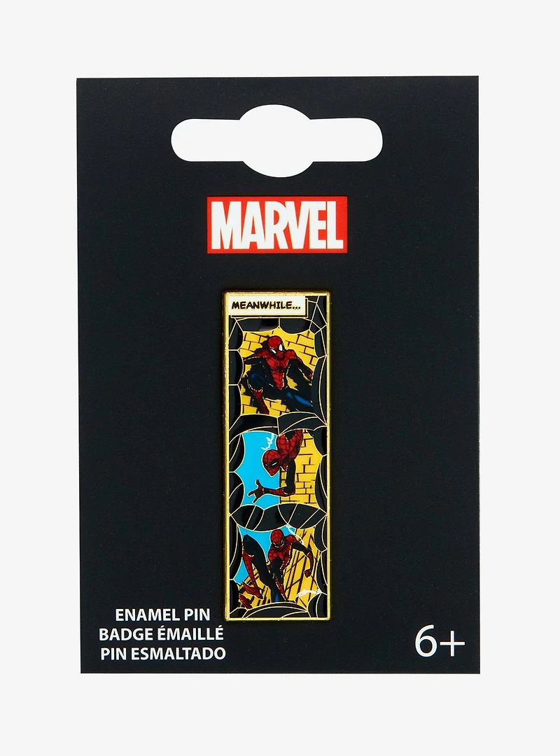 Loungefly Marvel Spider-Man Comic Book Multi-Scene Enamel Pin — BoxLunch Exclusive
