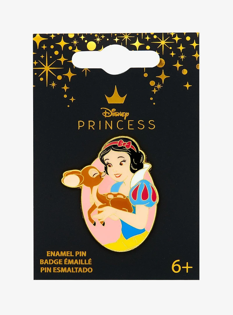 Loungefly Disney Snow White & the Seven Dwarfs Snow White & Deer Enamel Pin — BoxLunch Exclusive