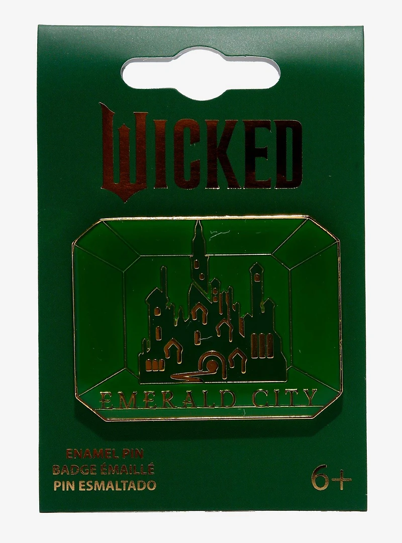 Loungefly Wicked Emerald City Stained Glass Enamel Pin - BoxLunch Exclusive