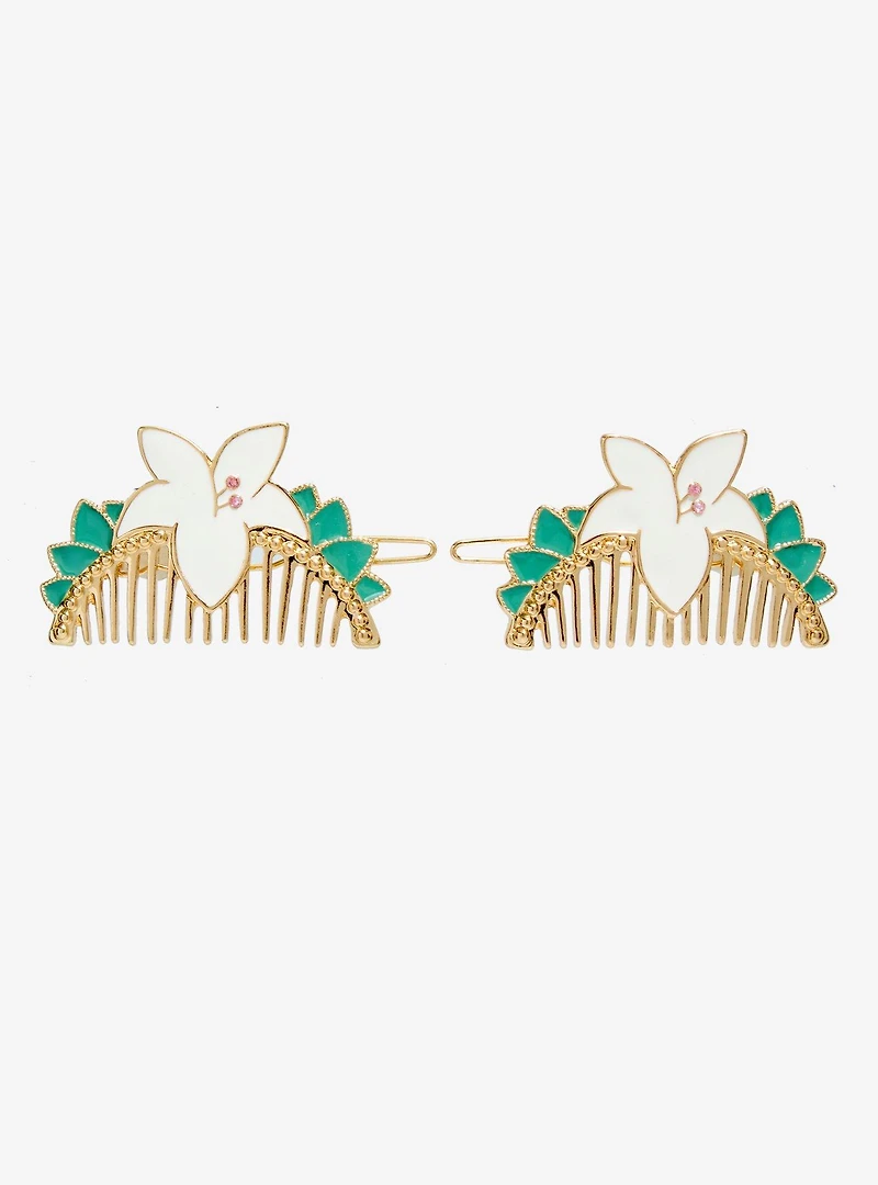 Disney Mulan Hair Comb Barrette Set
