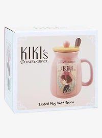 Studio Ghibli® Kiki's Delivery Service Kiki Party Invite Lidded Mug with Spoon — BoxLunch Exclusive
