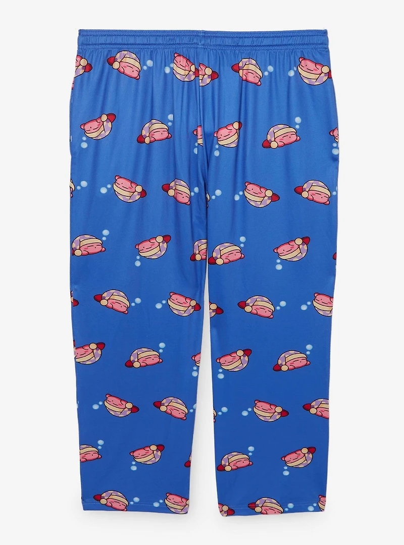 Nintendo Kirby Sleeping Allover Print Women's Plus Sleep Pants - BoxLunch Exclusive