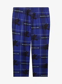 Harry Potter Ravenclaw Plaid Allover Print Women's Plus Sleep Pants - BoxLunch Exclusive
