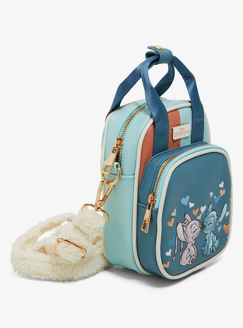 Disney Lilo & Stitch Angel & Stitch Heart Crossbody Bag — BoxLunch Exclusive