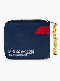 Marvel Spider-Man: Into the Spider-Verse Miles Morales Small Zip Wallet - BoxLunch Exclusive