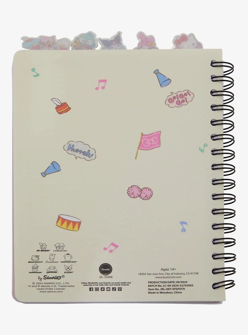 Sanrio Hello Kitty and Friends Cheerleading Figural Tab Journal - BoxLunch Exclusive