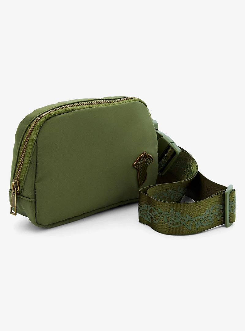The Lord of the Rings Leaf of Lorien Green Nylon Belt Bag — BoxLunch Exclusive
