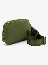 The Lord of the Rings Leaf of Lorien Green Nylon Belt Bag — BoxLunch Exclusive