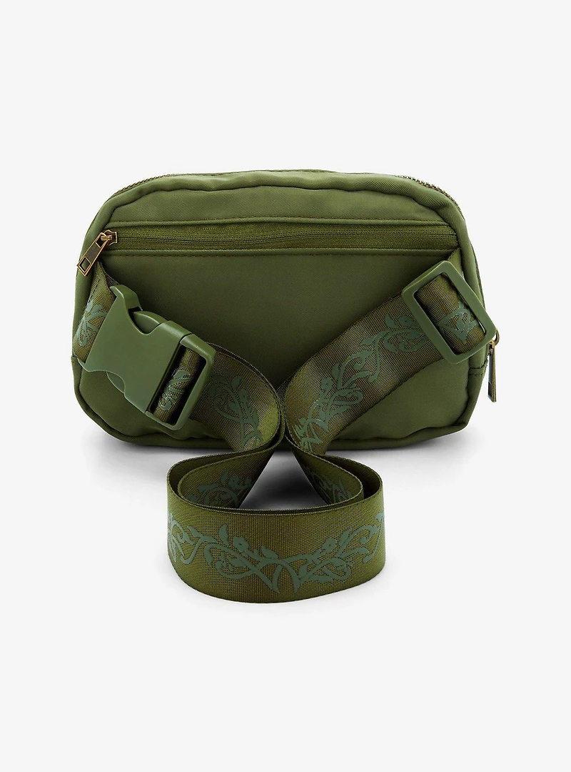 The Lord of the Rings Leaf of Lorien Green Nylon Belt Bag — BoxLunch Exclusive