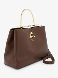 Loungefly Harry Potter Deathly Hallows Elder Wand Brown (New Pebble Texture) Handbag - BoxLunch Exclusive