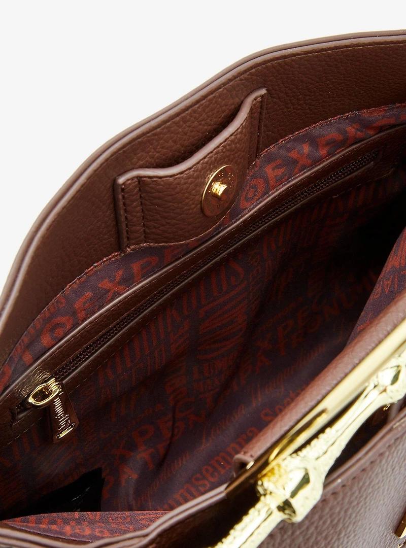 Loungefly Harry Potter Deathly Hallows Elder Wand Brown (New Pebble Texture) Handbag - BoxLunch Exclusive