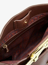Loungefly Harry Potter Deathly Hallows Elder Wand Brown (New Pebble Texture) Handbag - BoxLunch Exclusive