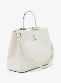 Loungefly Harry Potter Deathly Hallows Elder Wand Cream (New Pebble Texture) Handbag - BoxLunch Exclusive