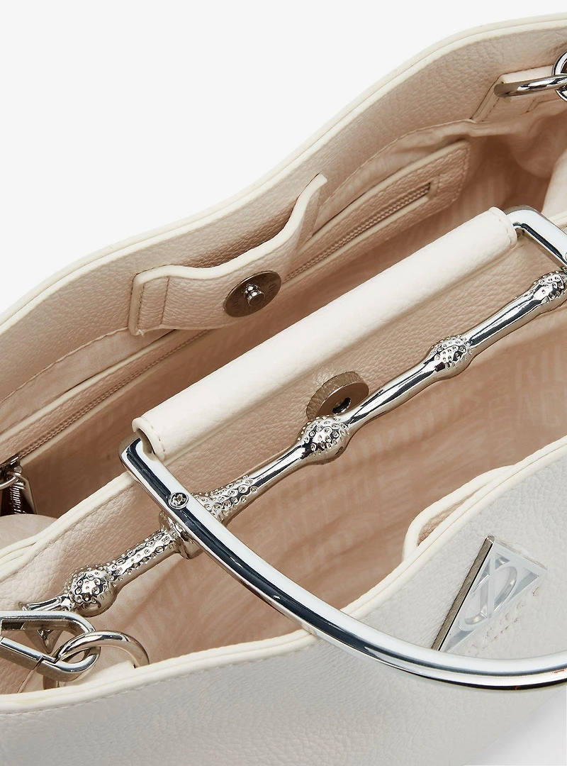 Loungefly Harry Potter Deathly Hallows Elder Wand Cream (New Pebble Texture) Handbag - BoxLunch Exclusive