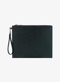 Loungefly Disney Mickey & Minnie Mouse Silhouette Allover Embossed Wristlet Pouch - BoxLunch Exclusive
